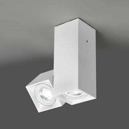 Milan Dau Spot taklampe 2 lyskilder hvit
