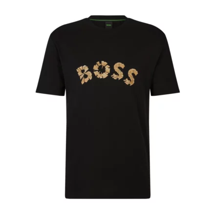 Boss Cotton-jersey T-shirt Black