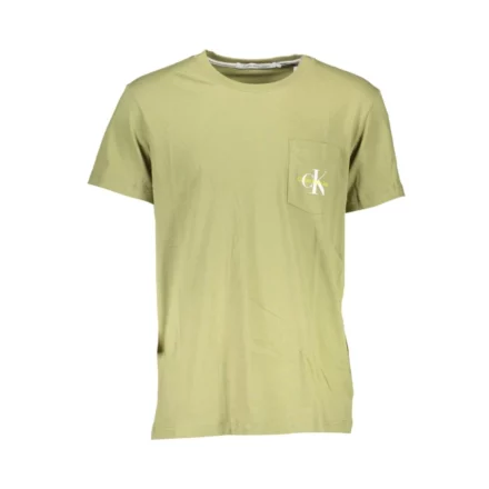 Calvin Klein Green Men Short Sleeve T-shirt