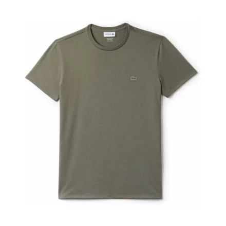 Dark Army Lacoste Lacoste Regular Fit T- Shirt