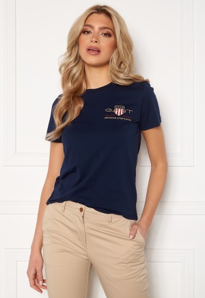 GANT Archive Shield SS T- Shirt 433 Evening Blue L