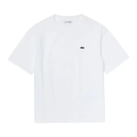Hvit Lacoste Premium Cotton T-Shirt Sport