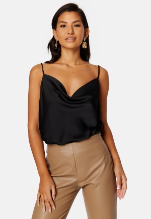 VILA Ravenna Singlet Strap Top Black 42