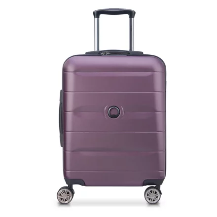 Delsey Comete+ Hard Kabinkoffert Med 4 Hjul Lilla