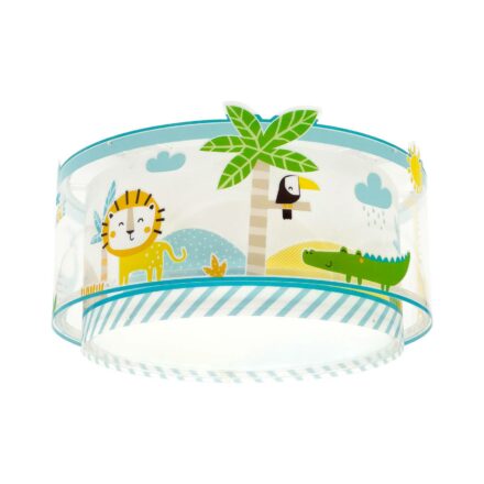 Dalber Little Jungle taklampe, jungelmotiv