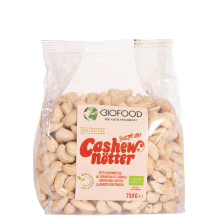 Cashewnøtter, Hele, 750 g