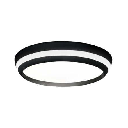 LED-taklampe Cepa, RGBW og CCT svart Ø 35 cm