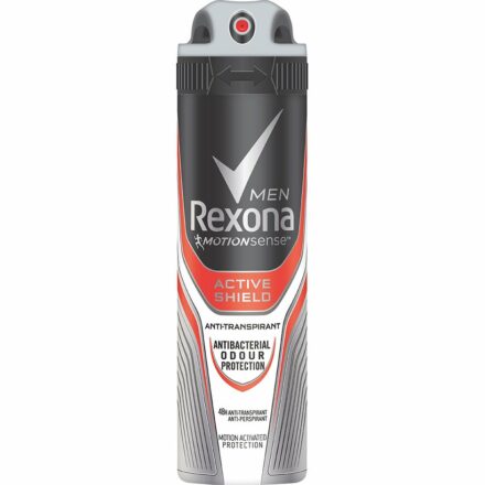 Men Deo Spray Active Shield, 150 ml Rexona Deodorant Herre