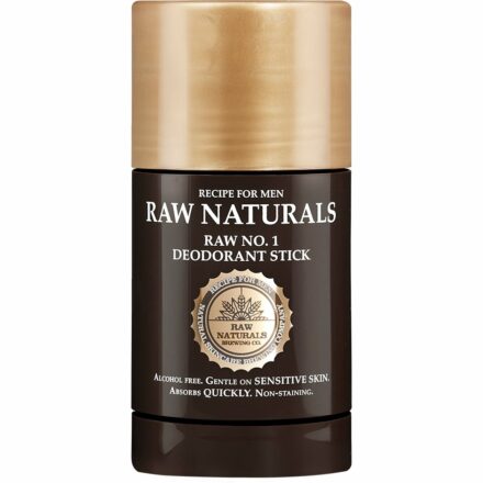 No1 Deodorant Stick, 75 ml Raw Naturals by Recipe for Men Deodorant