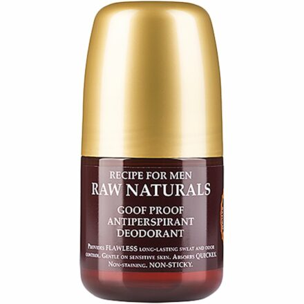 Raw Naturals Goof Proof Antiperspirant Deodorant, 60 ml Raw Naturals by Recipe for Men Deodorant