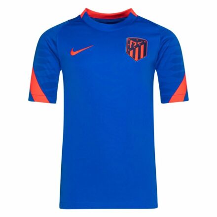 Atletico Madrid Trenings T-Skjorte Dri-FIT Strike - Blå/Rosa Barn - Nike, størrelse S: 128-137 cm