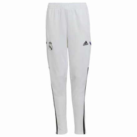 Real Madrid Treningsbukse Condivo 22 - Hvit/sort Barn - adidas, størrelse 164 cm