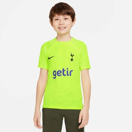 Tottenham Trenings T-skjorte Dri-fit Strike - Neon/neon/sort Barn - Nike, størrelse L: 147-158 cm