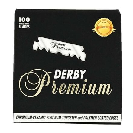 Derby Premium barberblader til shavette - 100-pakning