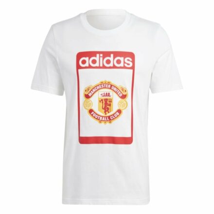 Manchester United T-skjorte Club - Hvit - adidas Originals, størrelse XX-Large