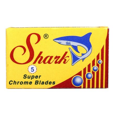 Shark Super Chrome tradisjonelle barberblader - 5-pakning
