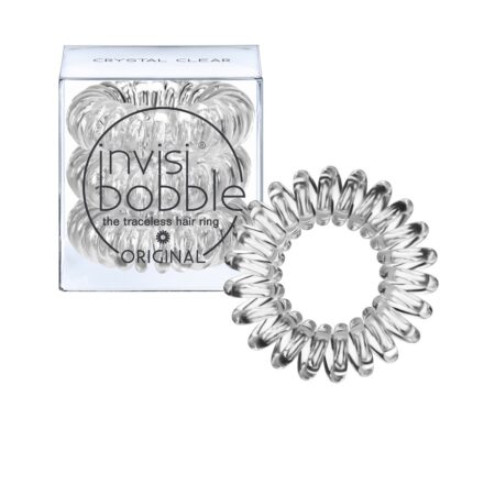 Invisibobble 3 Traceless Hair Rings Crystal Clear