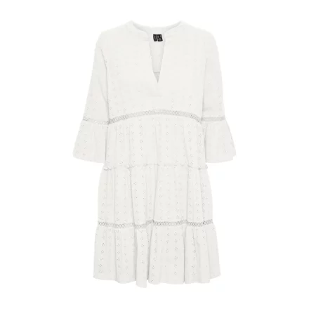 Hvit Vero Moda Vmdicthe 3/4 Tunic Kjole