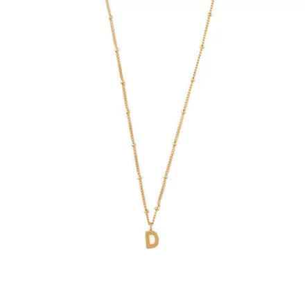 Initial D Satellite Chain Neck - Pale Gold