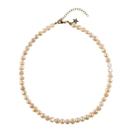 Pearl Necklace 8 MM Rose