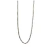 Plain Chain Necklace Silver 50 CM