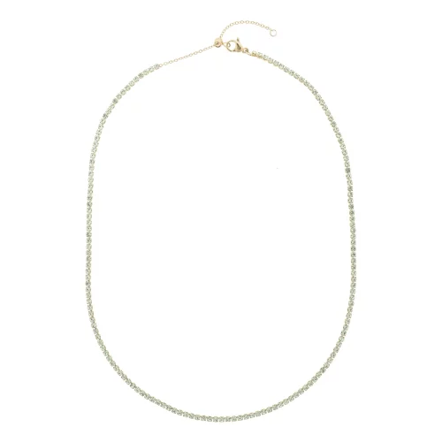 Tennis Chain Necklace 2 MM Army