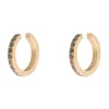 Crystal EAR Cuff Dark Grey