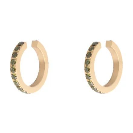 Crystal EAR Cuff Olive