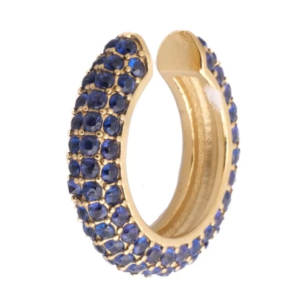Full Bling EAR Cuff Navy Blue