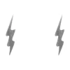 Lightning Stud Silver