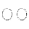 Mini Hoop Round Silver