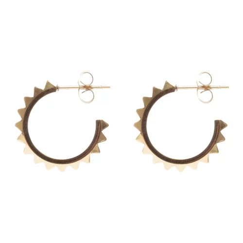 Stud Hoop Small Gold